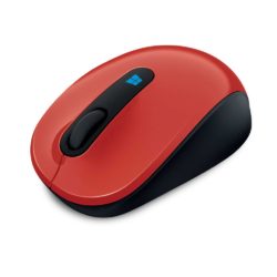 Microsoft Sculpt Mobile Wireless Mouse, BlueTrack Technology, Nano Usb Receiver, Red (Mac, PC)